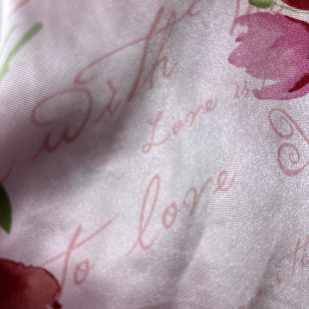 Valerie Stevens women's XL Pink floral Love Notes pajama set long sleeve pants - Picture 7 of 14